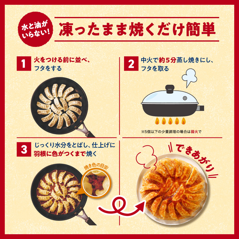 たんぱく豚肉餃子